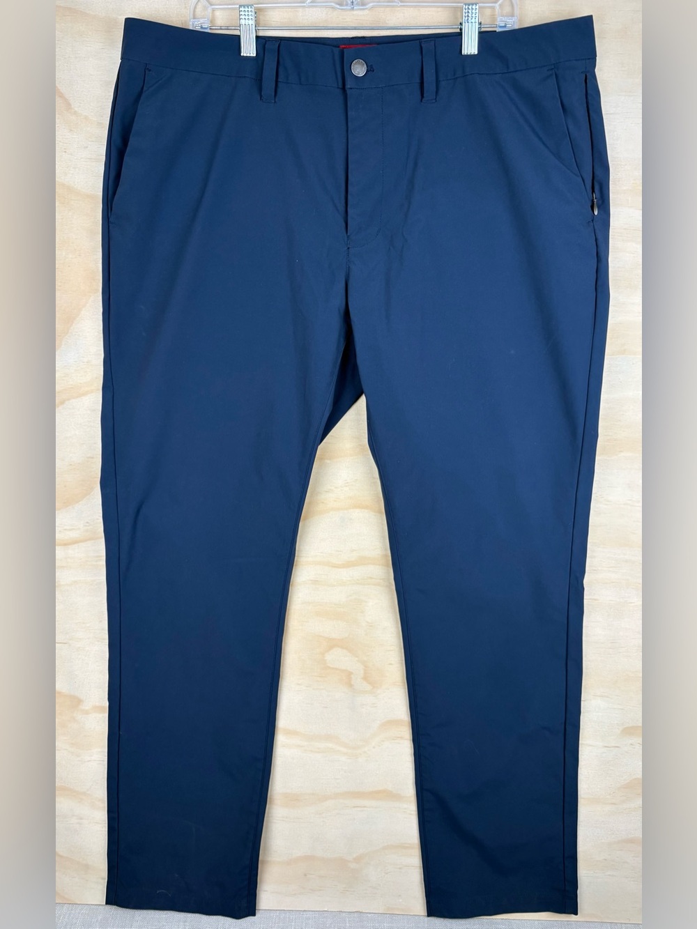 Untuckit Chancellor Performance Blue Men's Size 40x32 Straight Fit Golf Pants